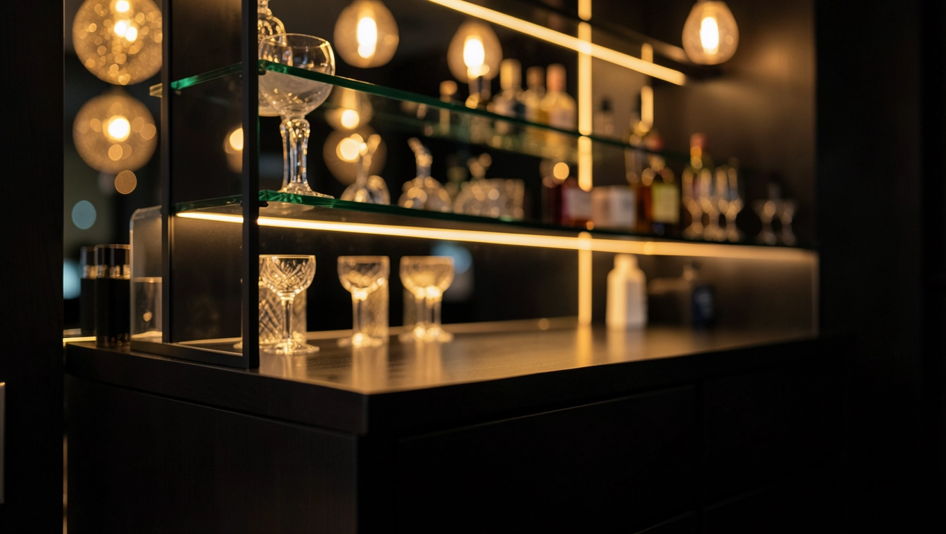 Accent Lighting Tips to Elevate Your Mini Bar