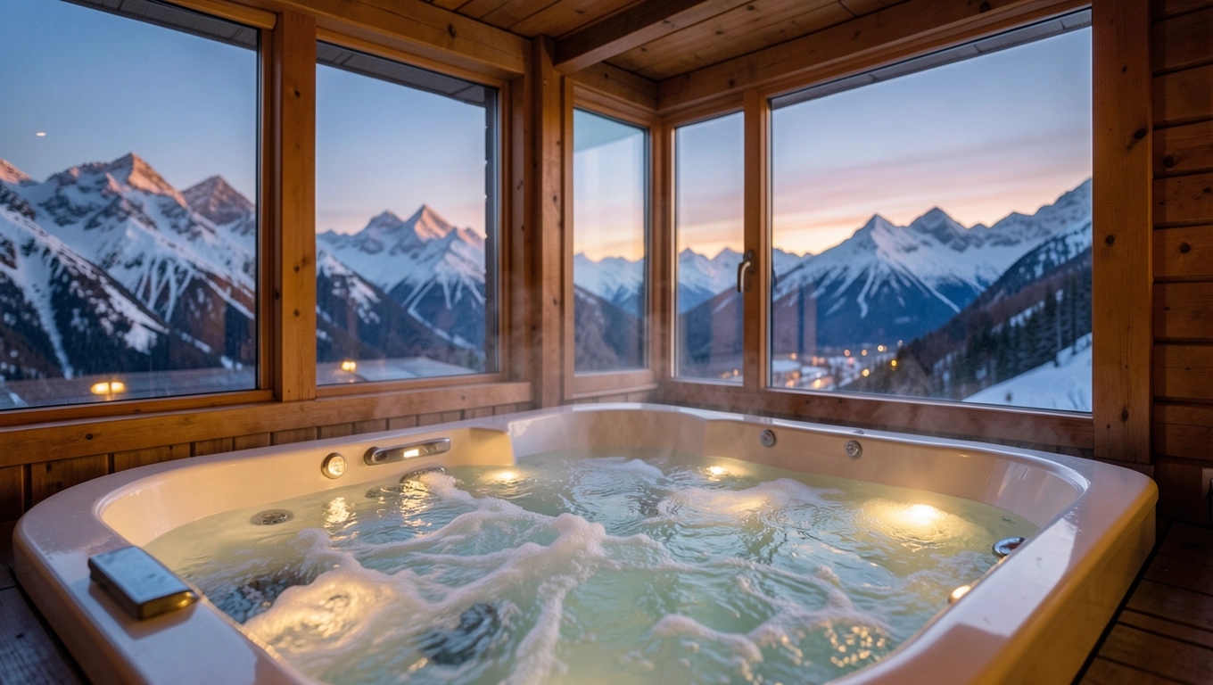 apartament z jacuzzi na wyłączność w górach