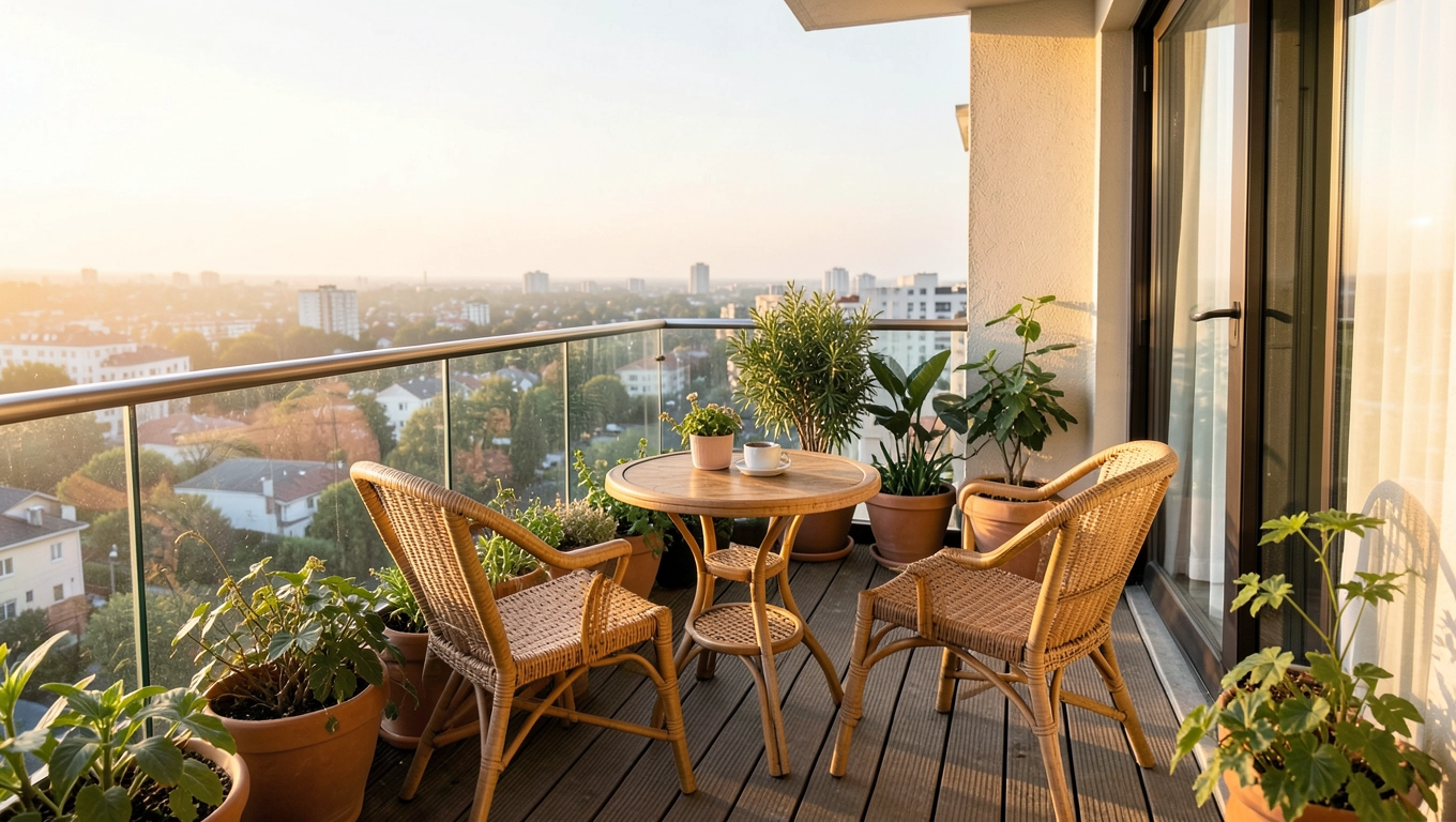 Apartamenty dla par z balkonem