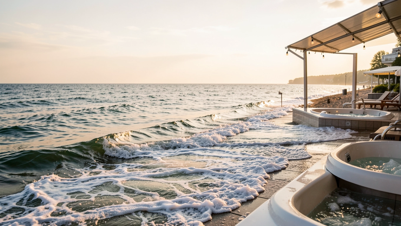 Apartamenty z hydromasażem nad morzem