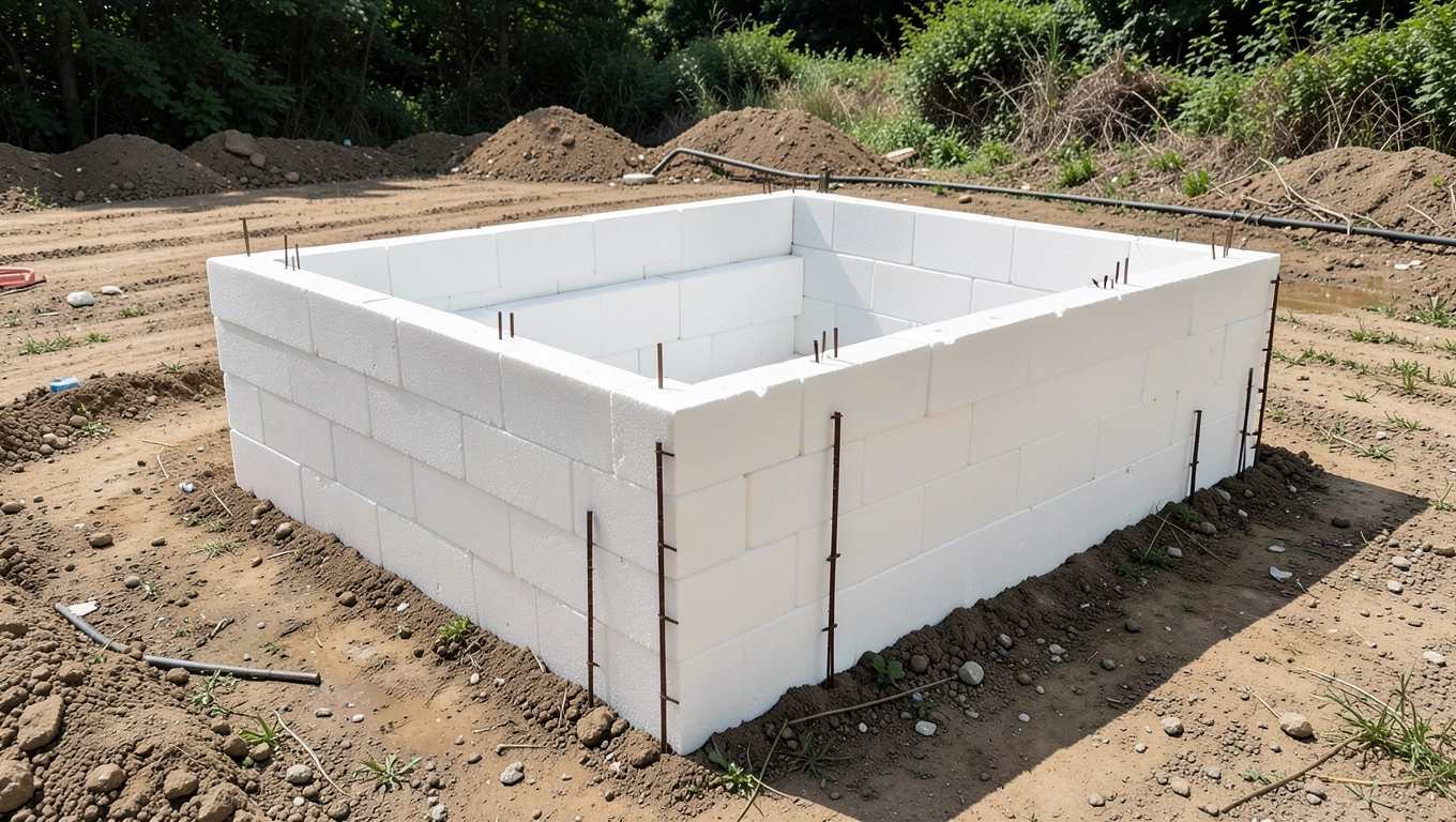 Basen z bloczków styropianowych koszt