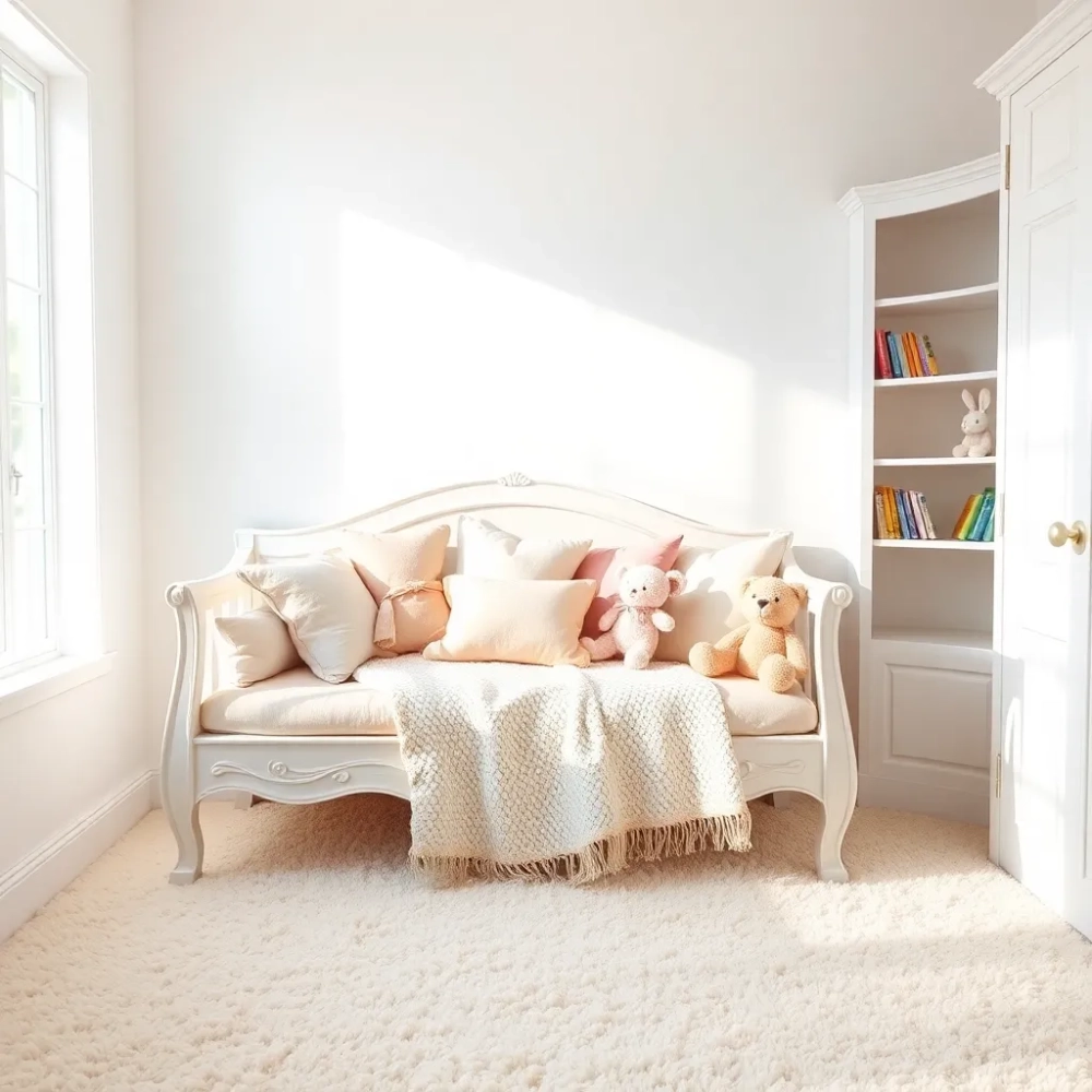 Biały pokój dla dziewczynki