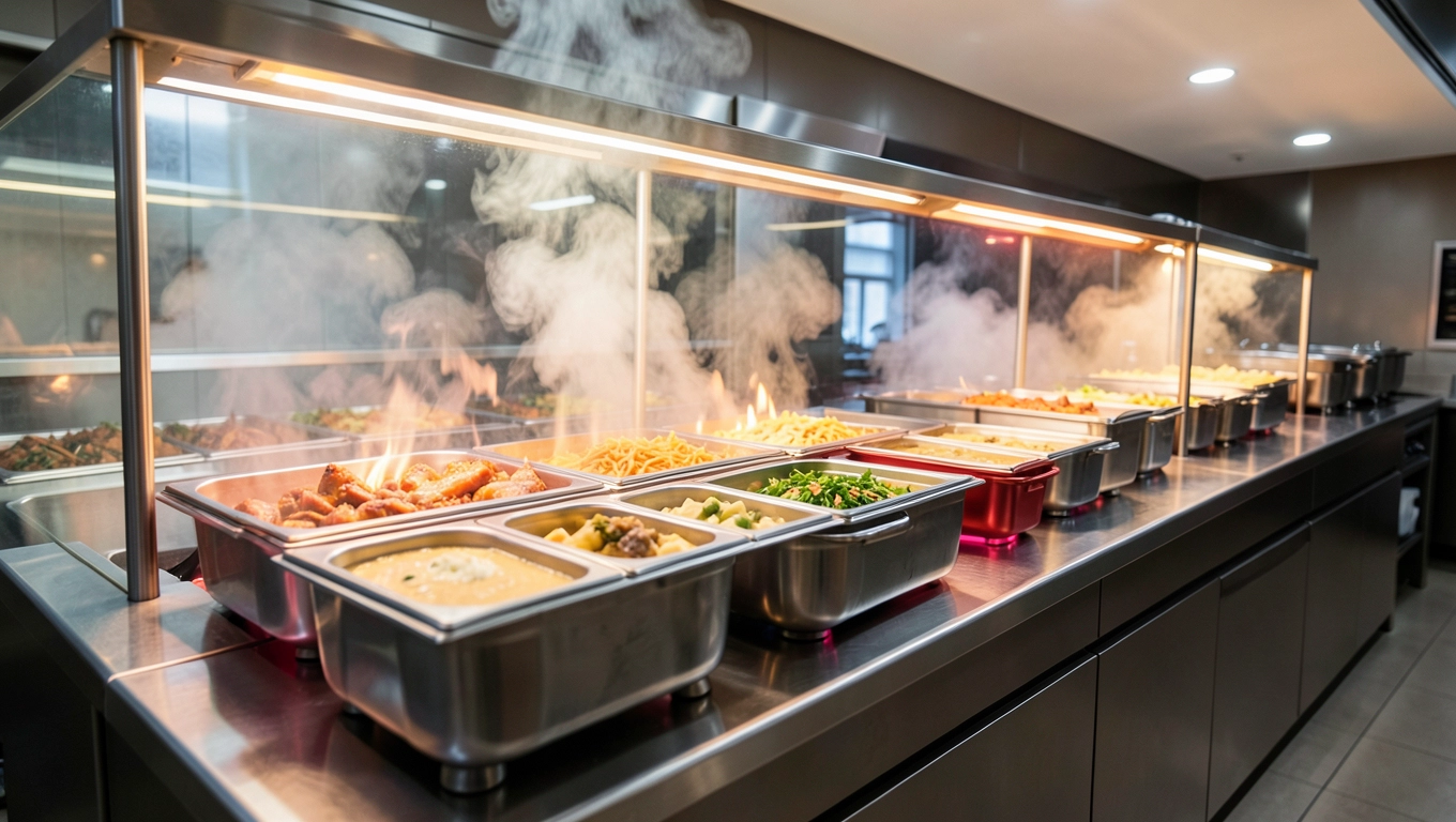 Bufet gorący charakterystyka i zastosowanie w gastronomii
