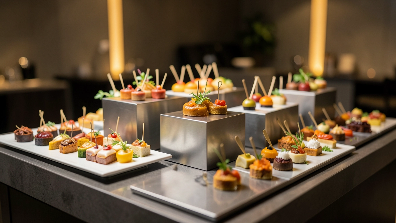 Bufet stojący (finger food) charakterystyka i zastosowanie w gastronomii