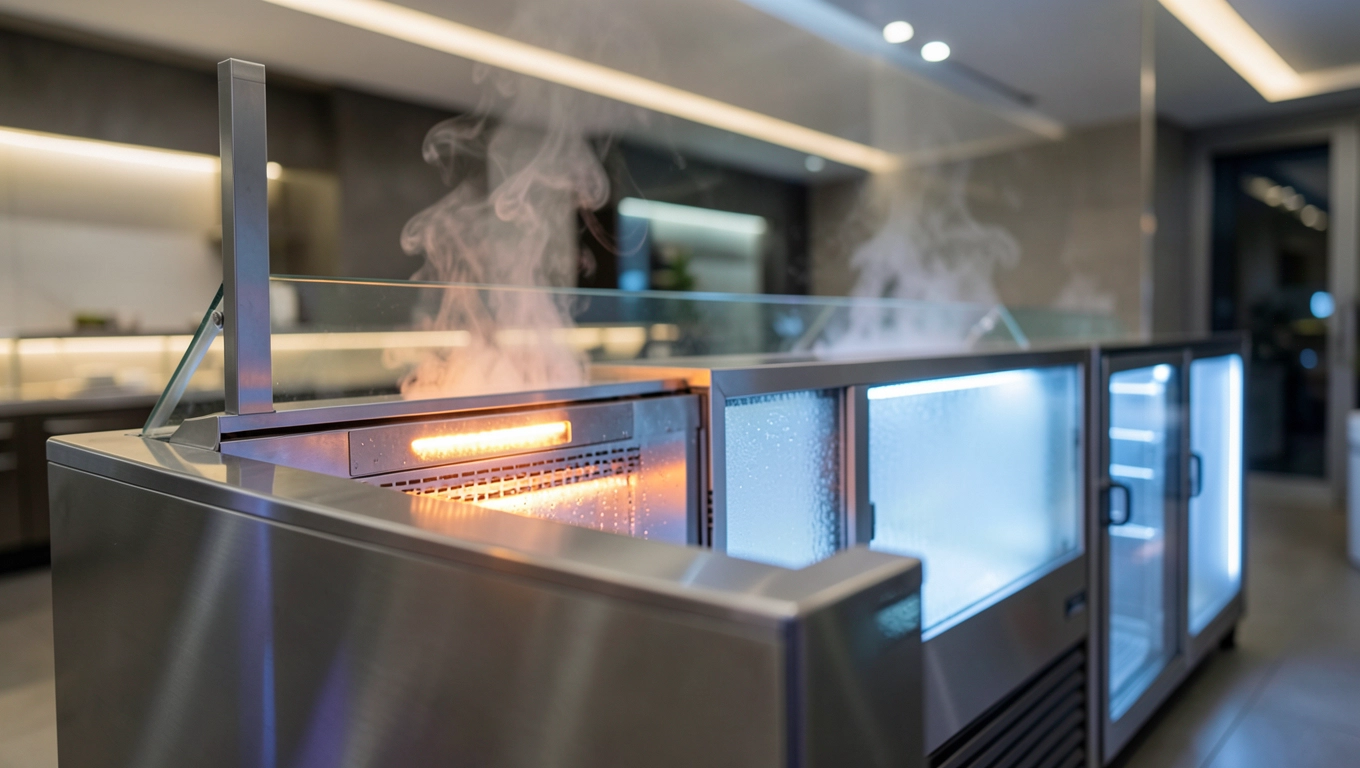 Bufet z funkcją chłodzenia i grzania nowoczesne rozwiązania