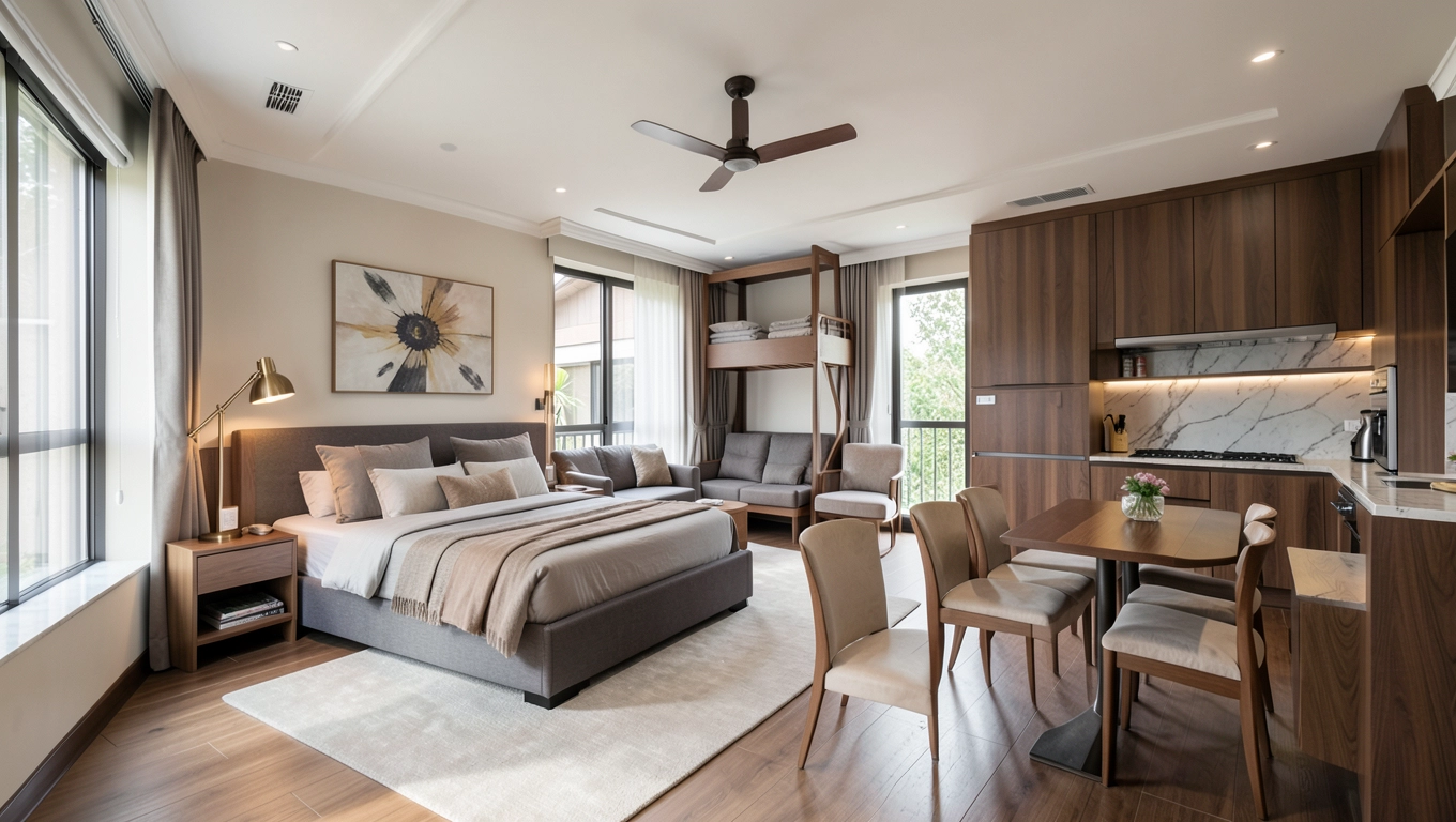 Bungalow de luxe – układ dla 5 os. +2