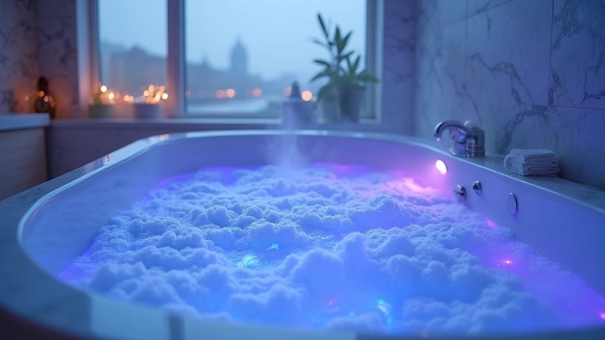 chromoterapia w wannie z hydromasażem warszawa