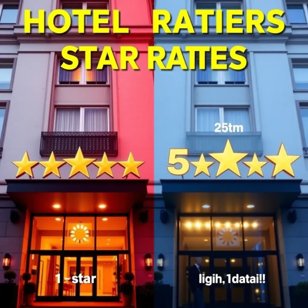 Co oznacza ilość gwiazdek w hotelach