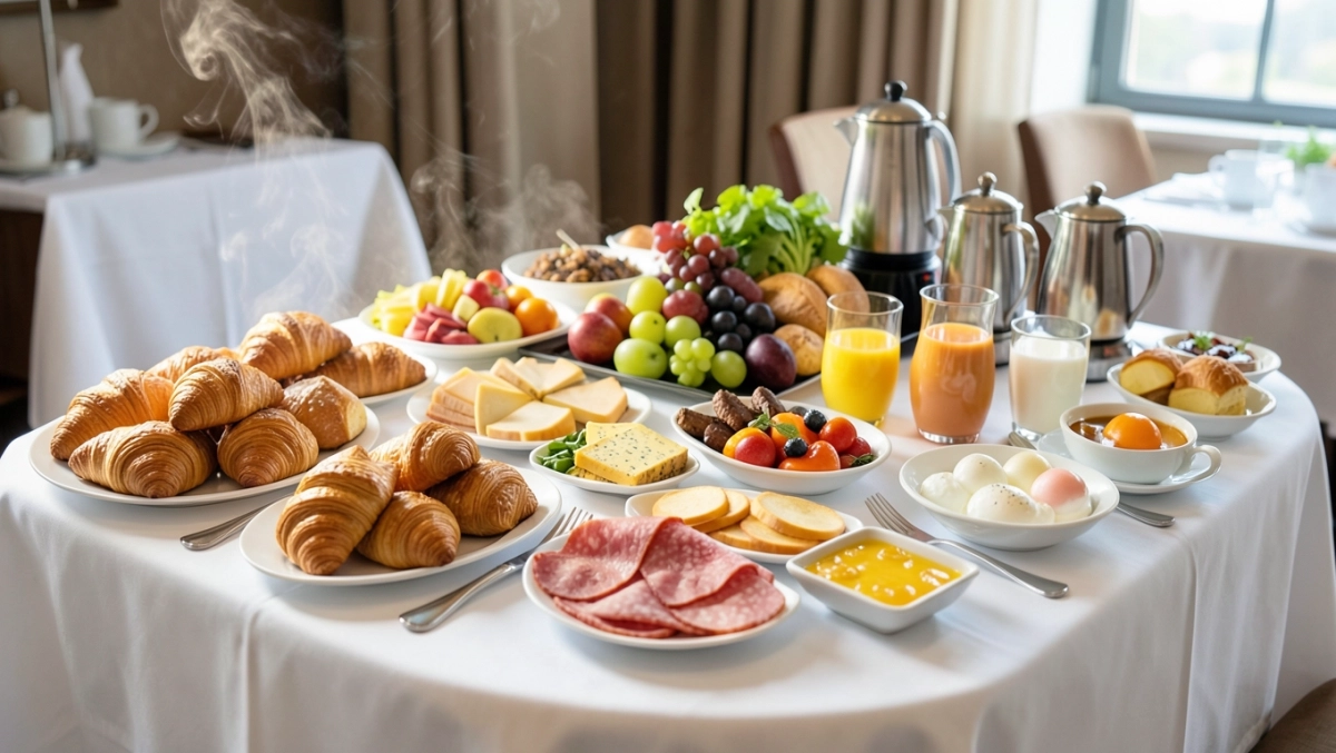 Co to znaczy śniadanie w formie bufetu