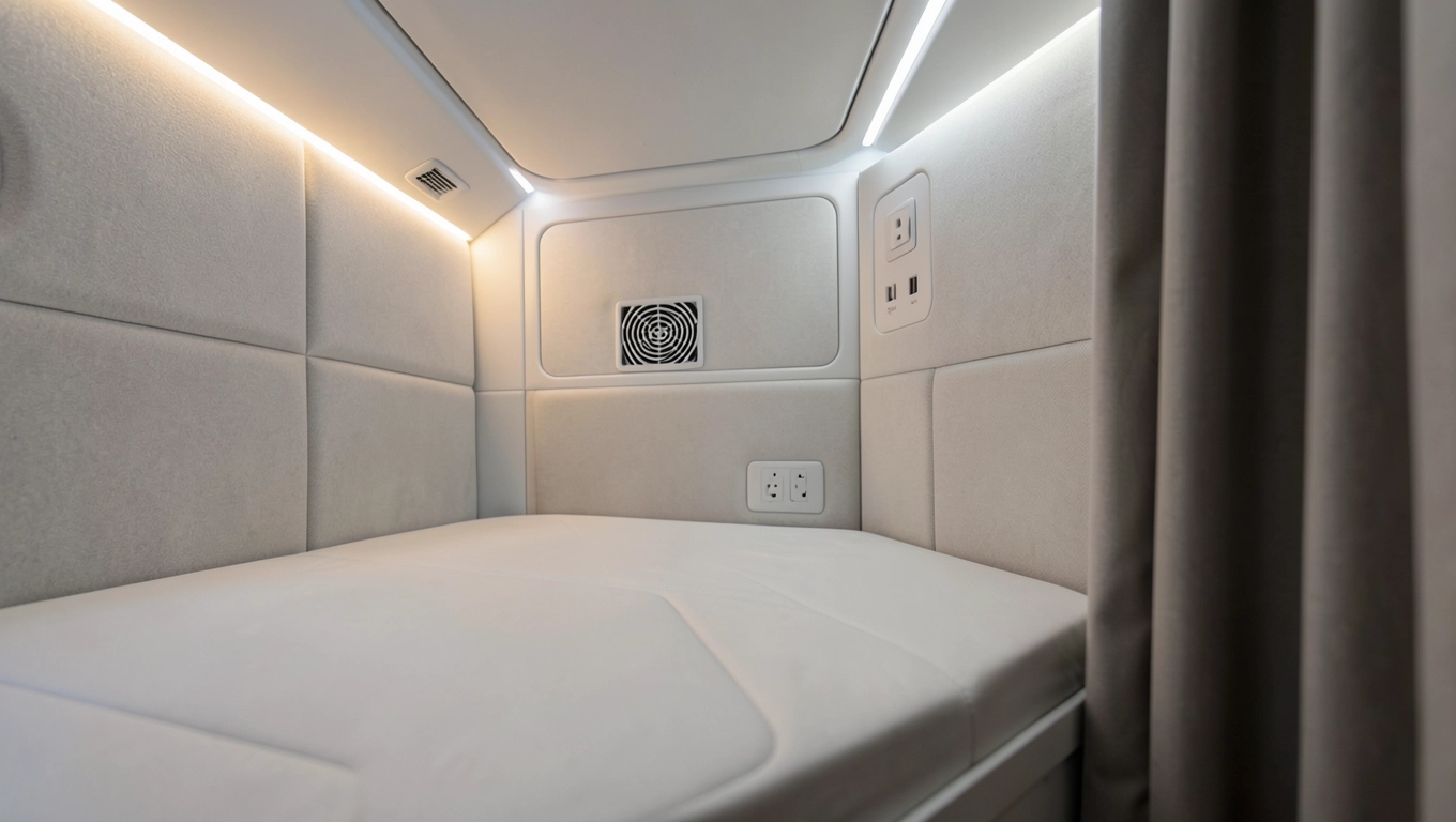 co wchodzi w cenę kapsuły hostel