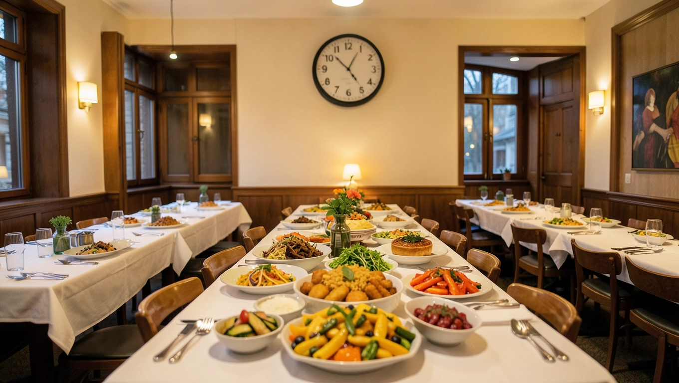 Czas pobytu na bufecie szwedzkim