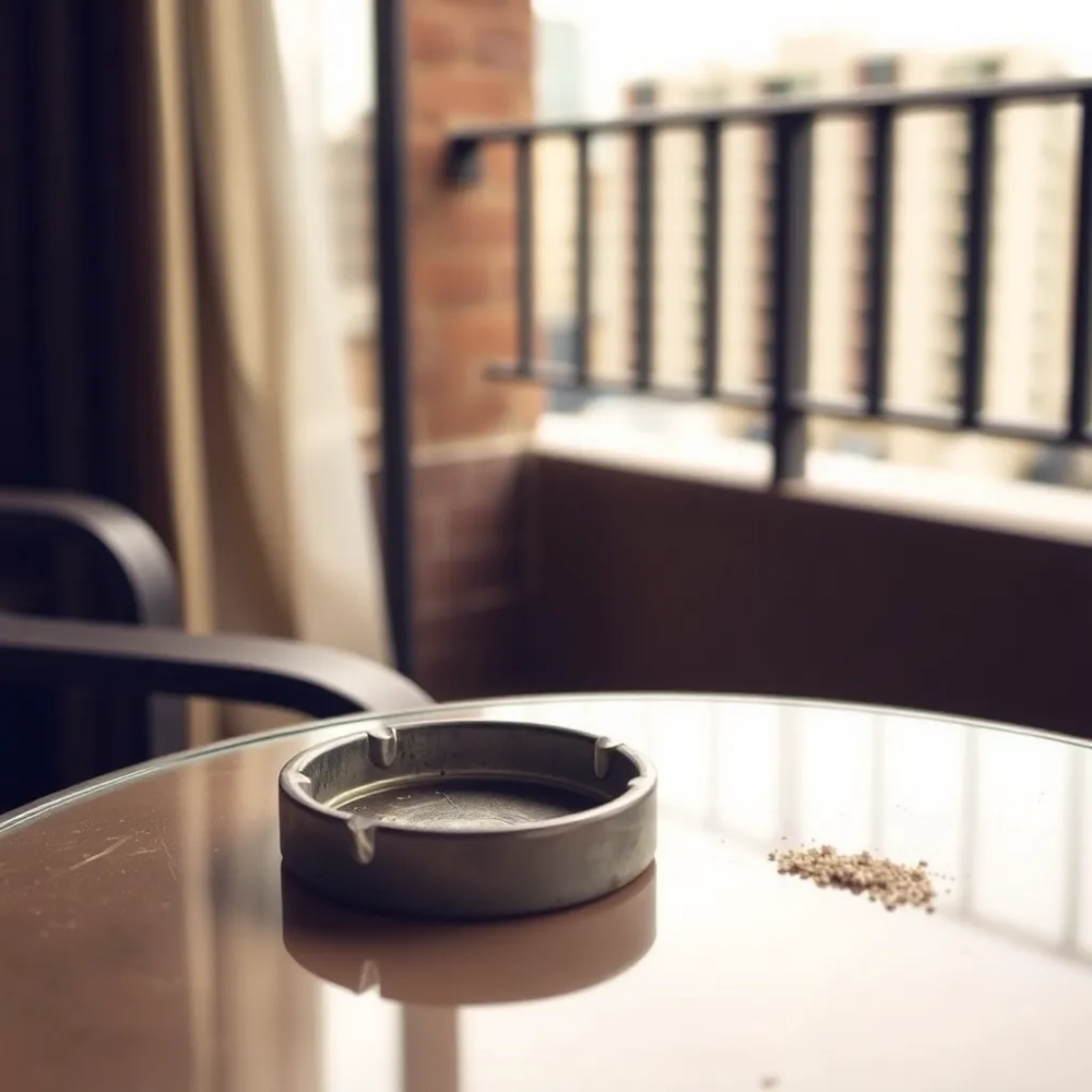 czy można palić na balkonie w hotelu