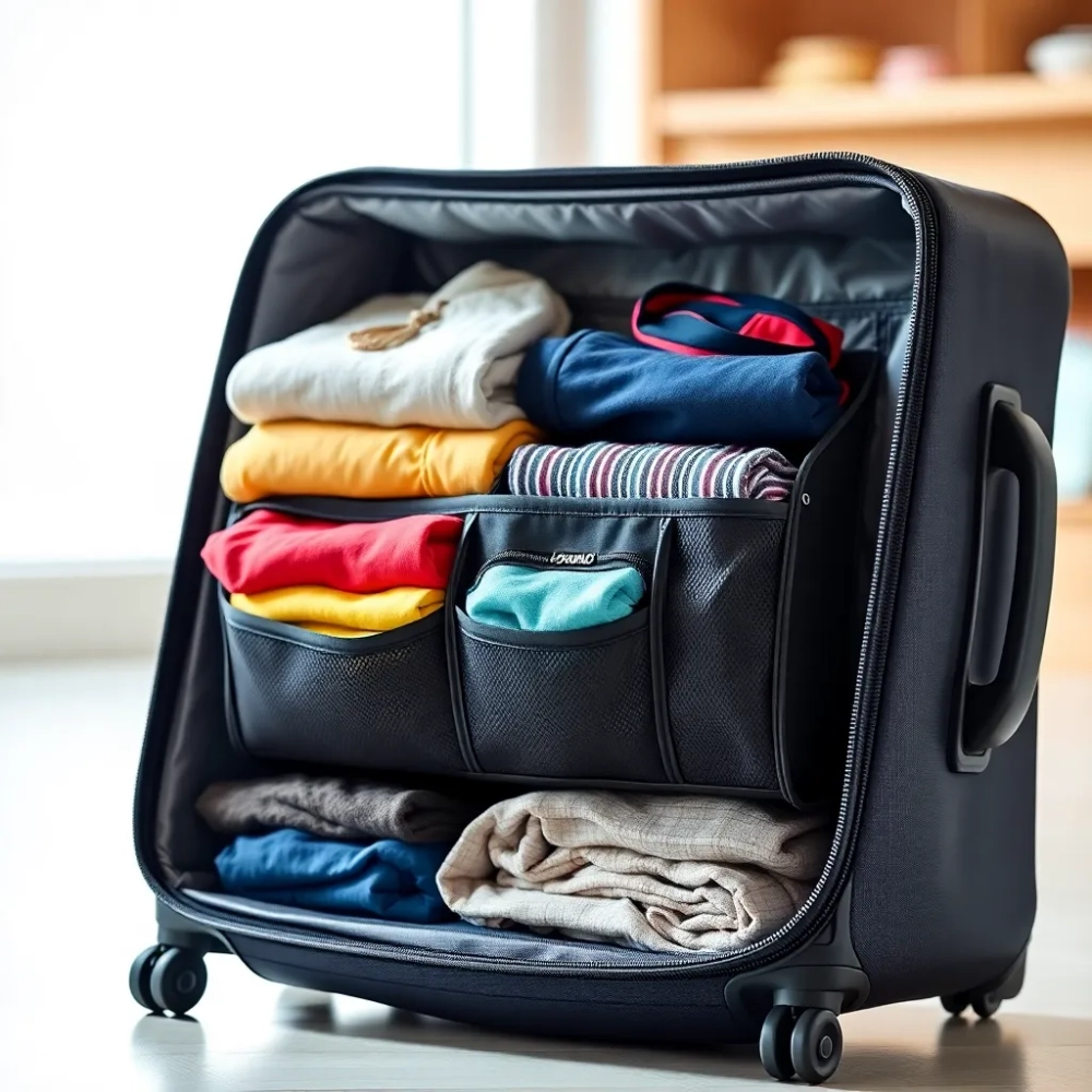 Decathlon organizer do walizki