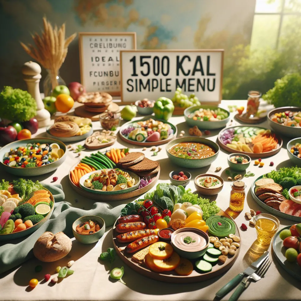 Dieta 1500 Kcal Prosty Jadłospis