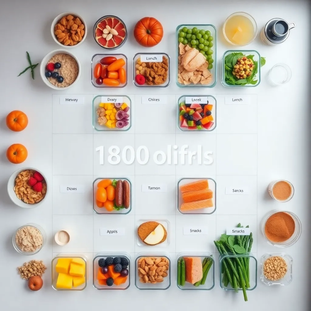 Dieta 1800 kcal jadłospis na miesiąc