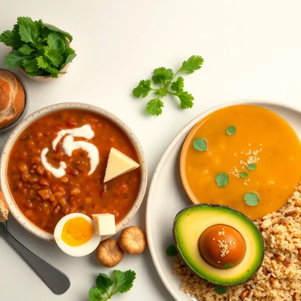 Dieta wegetariańska a wegańską