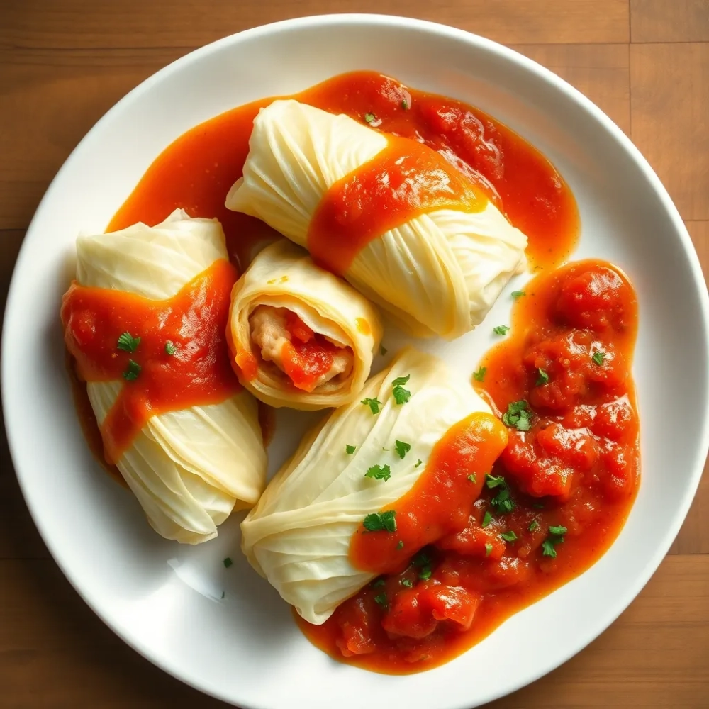 Dietetyczne gołąbki z piekarnika