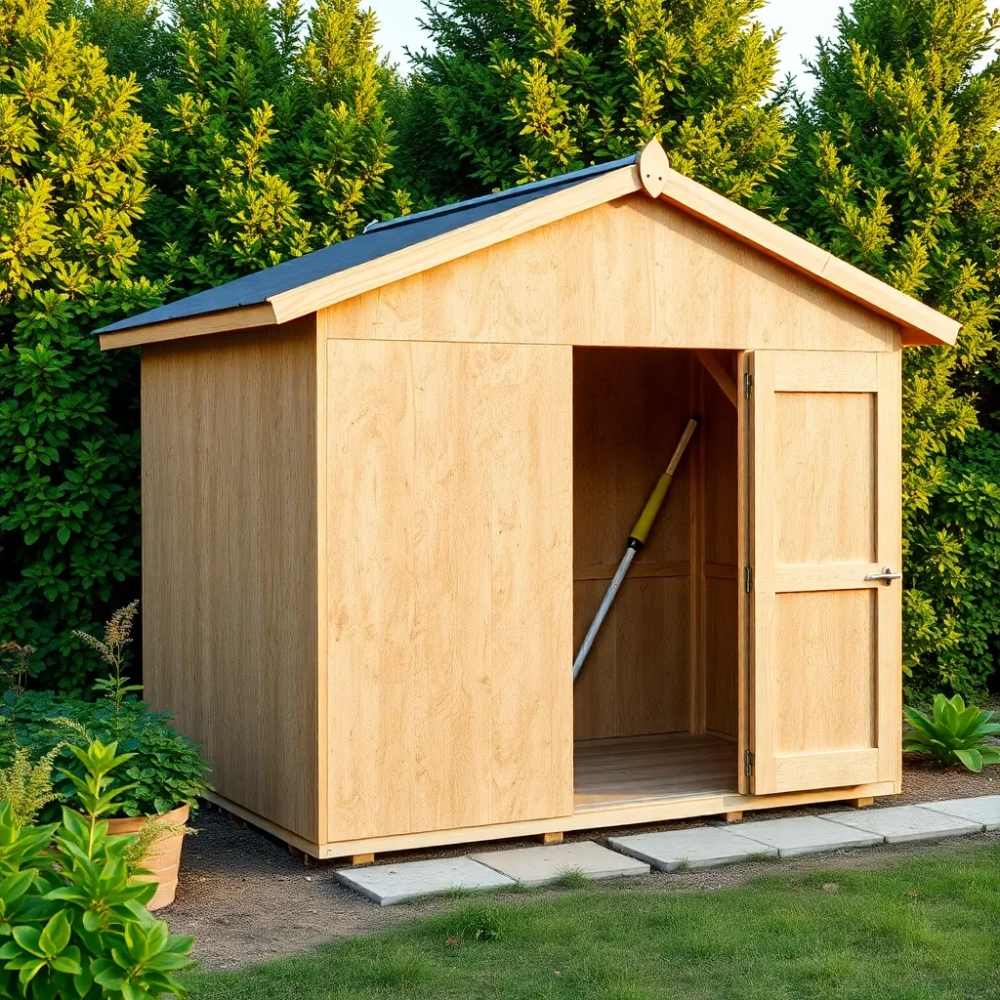 Domek narzędziowy z płyt OSB