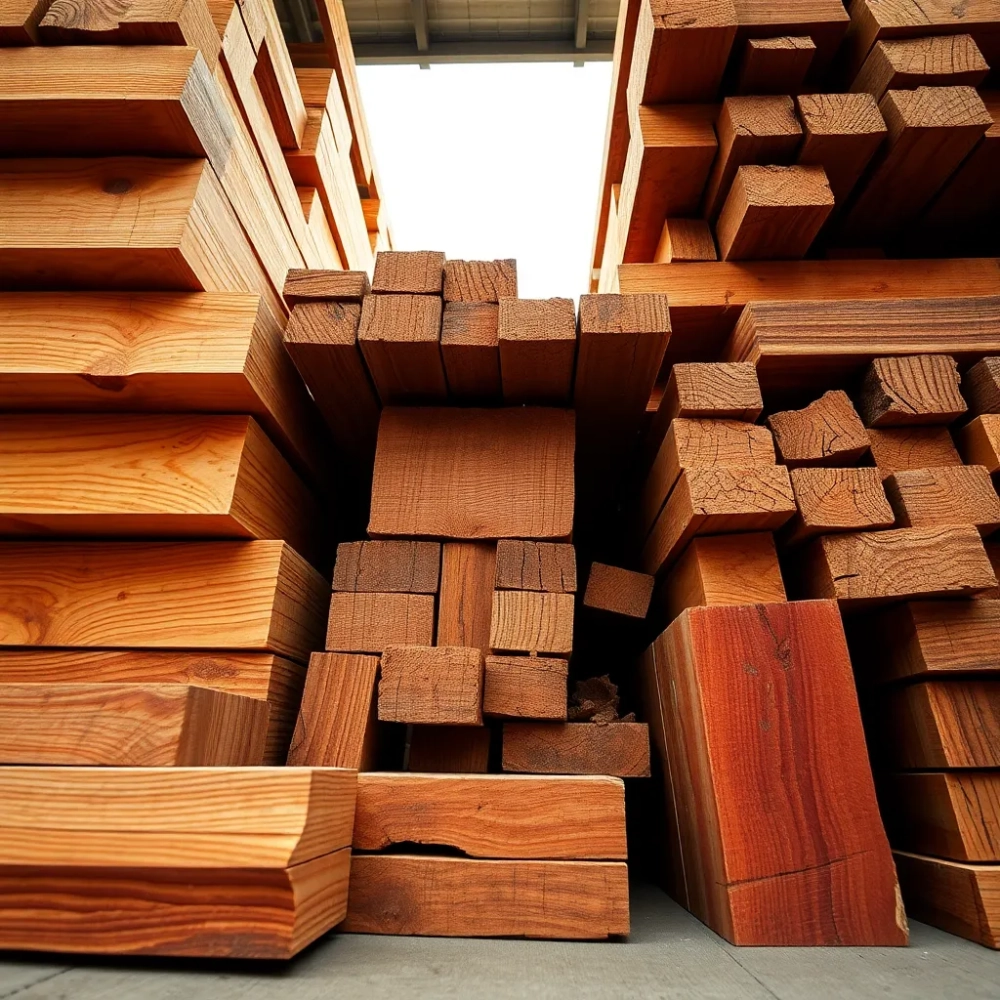 Drewno konstrukcyjne na taras