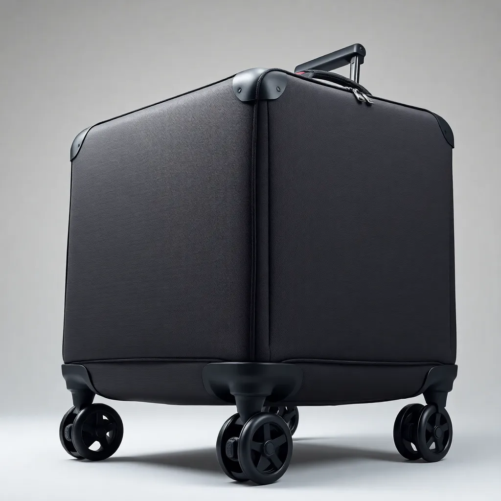 Duża lekka walizka na kółkach