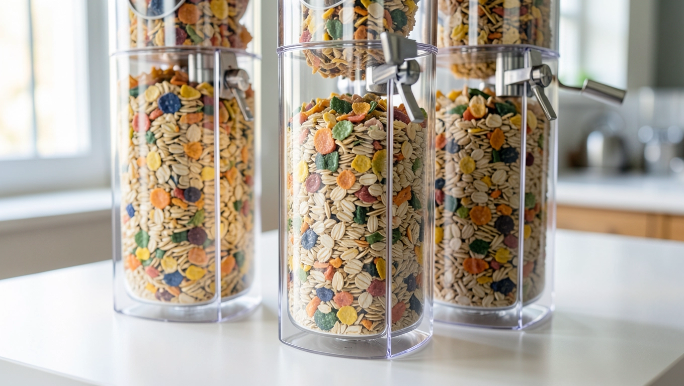 Dyspensery bufetowe do płatków