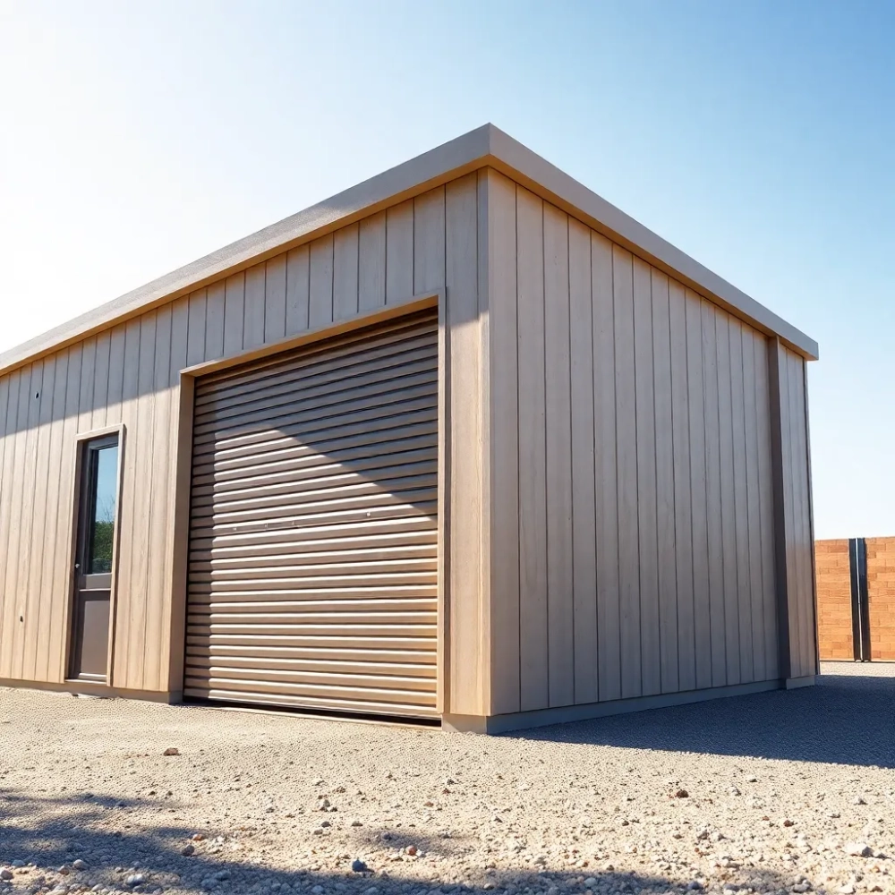 Garaż z płyty warstwowej konstrukcja