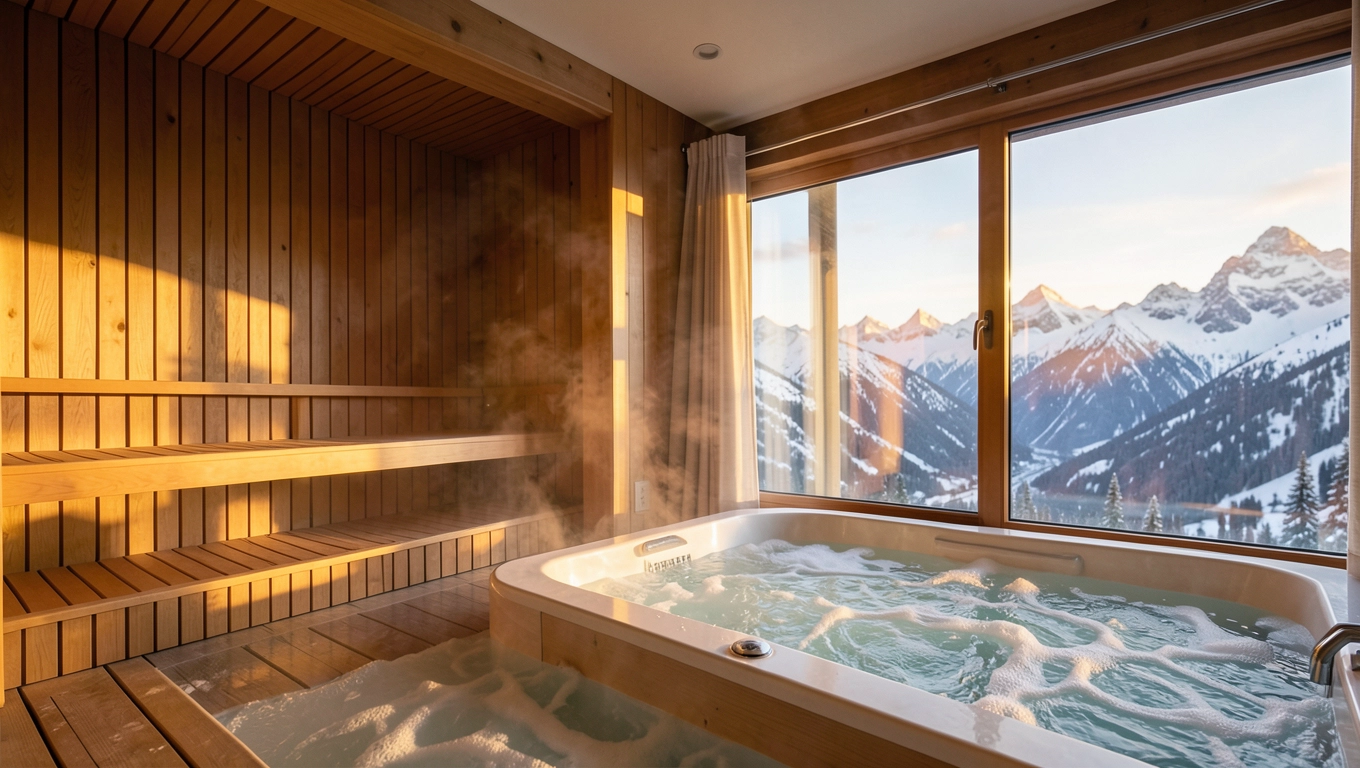 Górskie apartamenty z sauną i jacuzzi