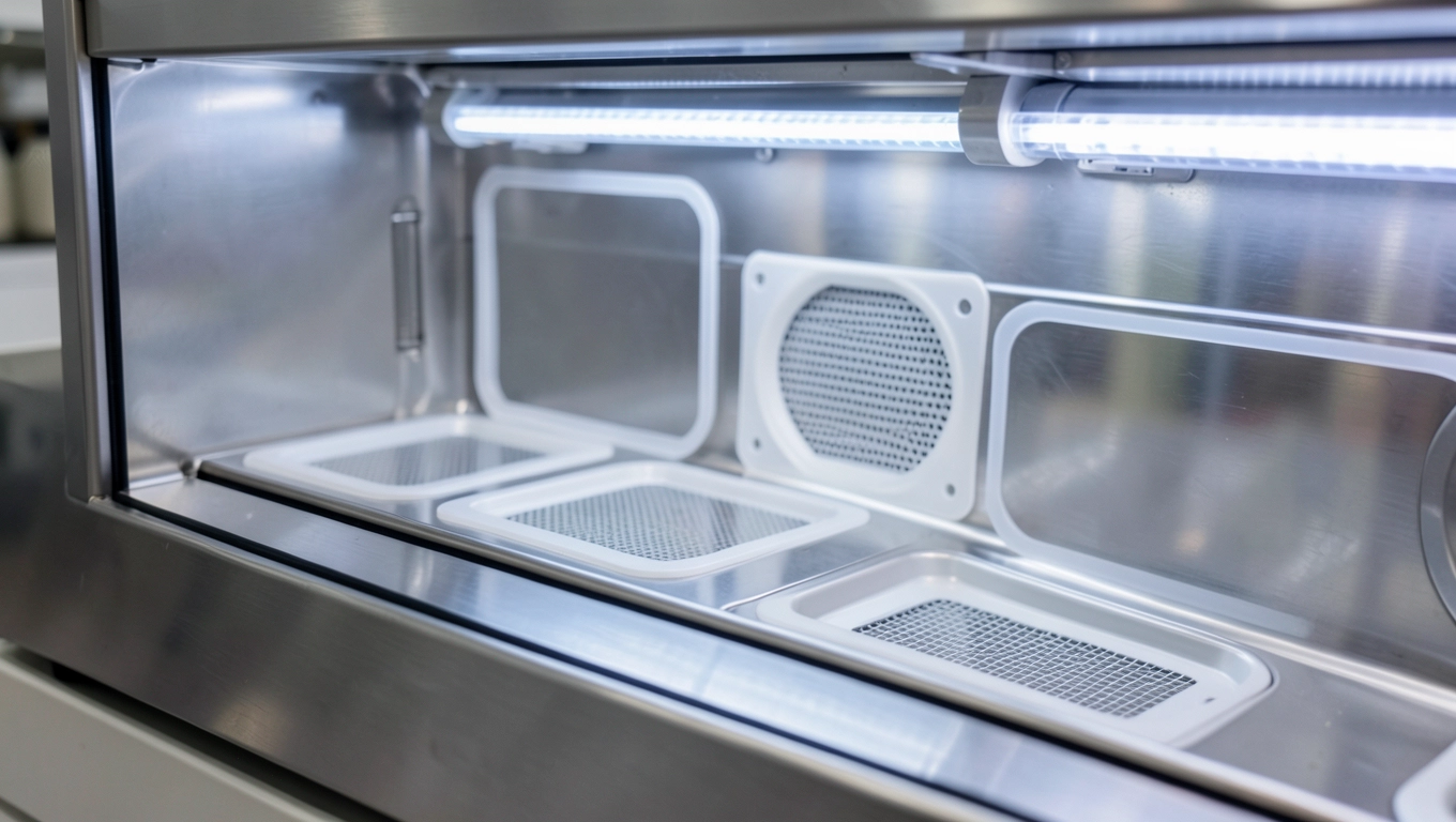 Higiena witryny bufetowej chłodzącej