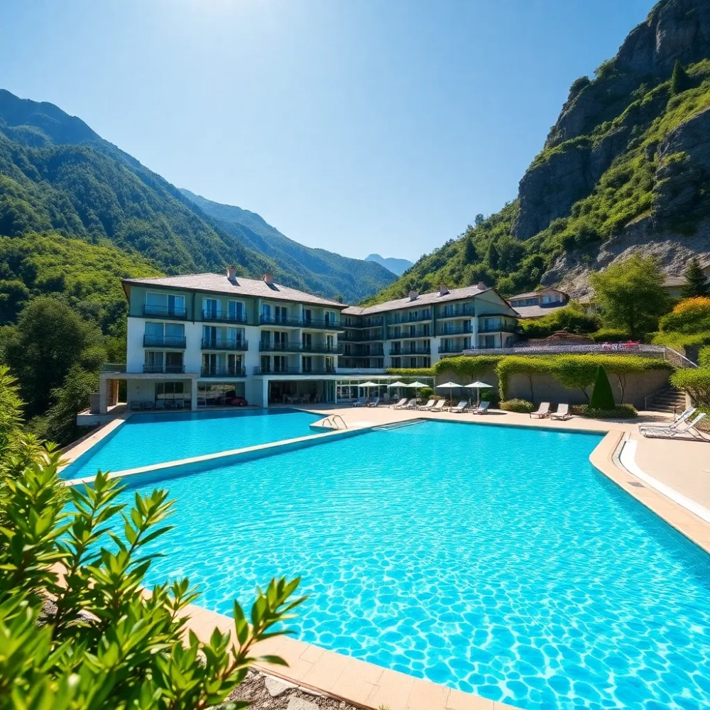 Hotel dla dzieci w górach z basenem