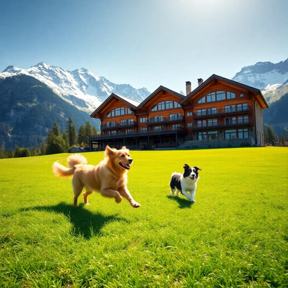 Hotel przyjazny zwierzętom w górach