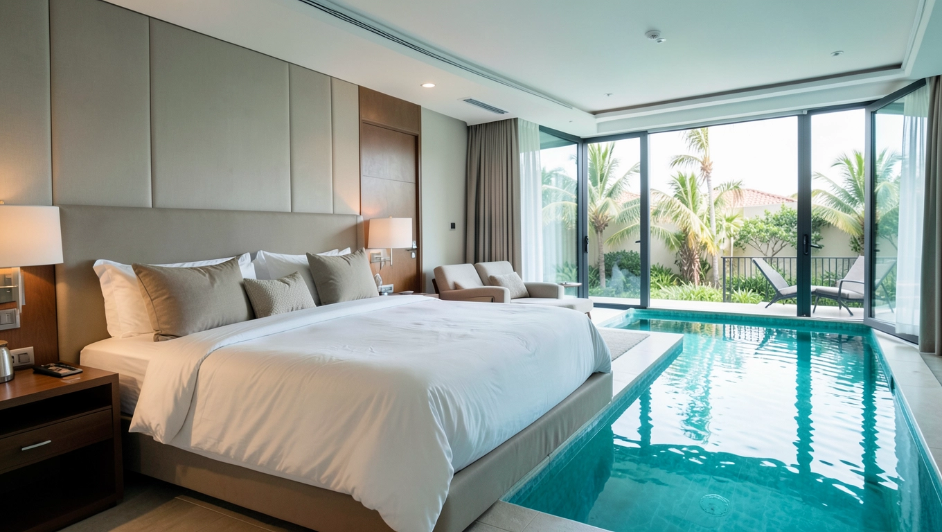 Hotele z prywatnym basenem w pokoju