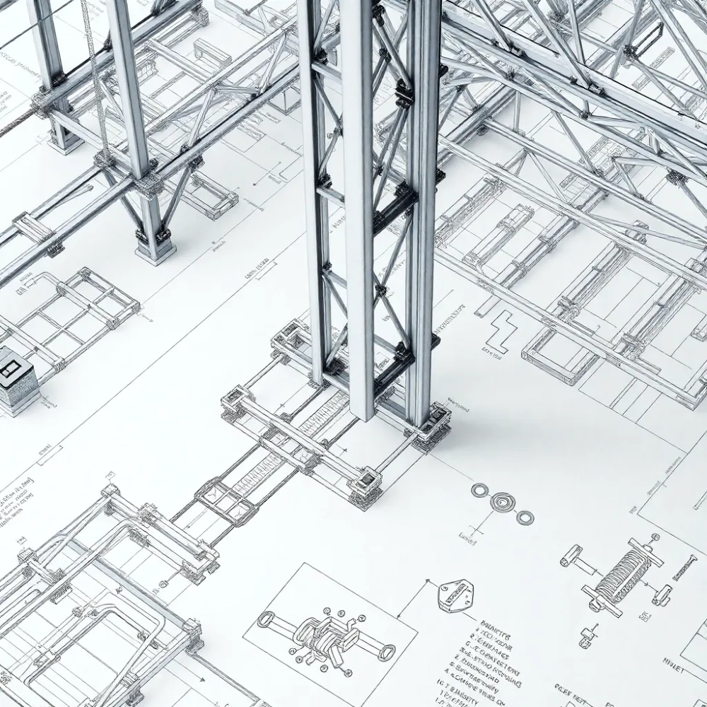 Instrukcją montażu konstrukcji stalowej