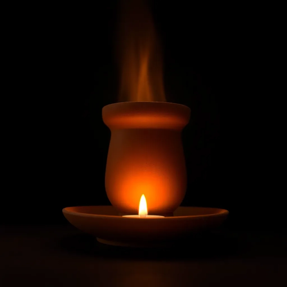 Jak ogrzać pokój za pomocą małej świeczki