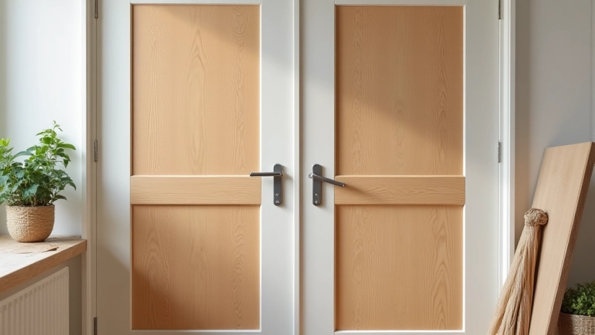 Jak okleić drzwi okleiną samoprzylepną