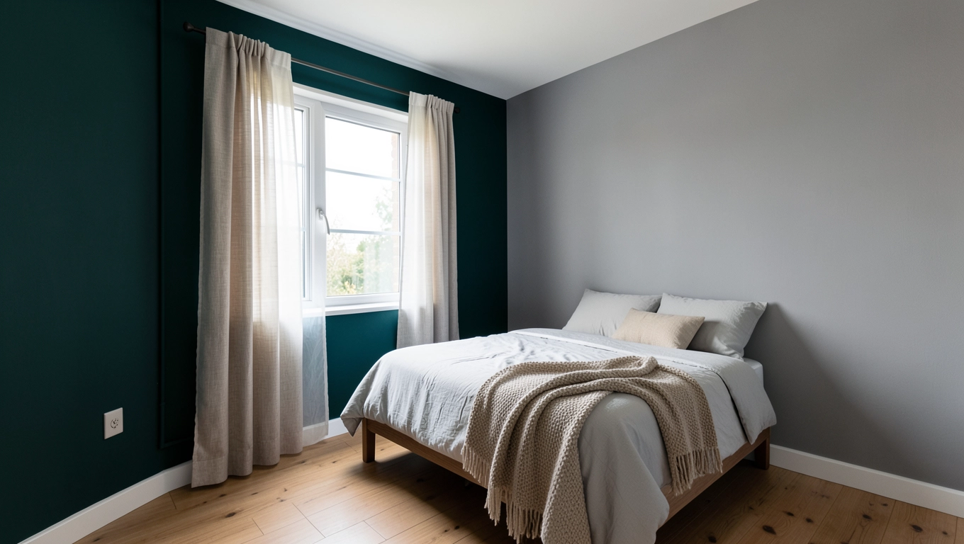 Jak pomalować mały pokój na dwa kolory