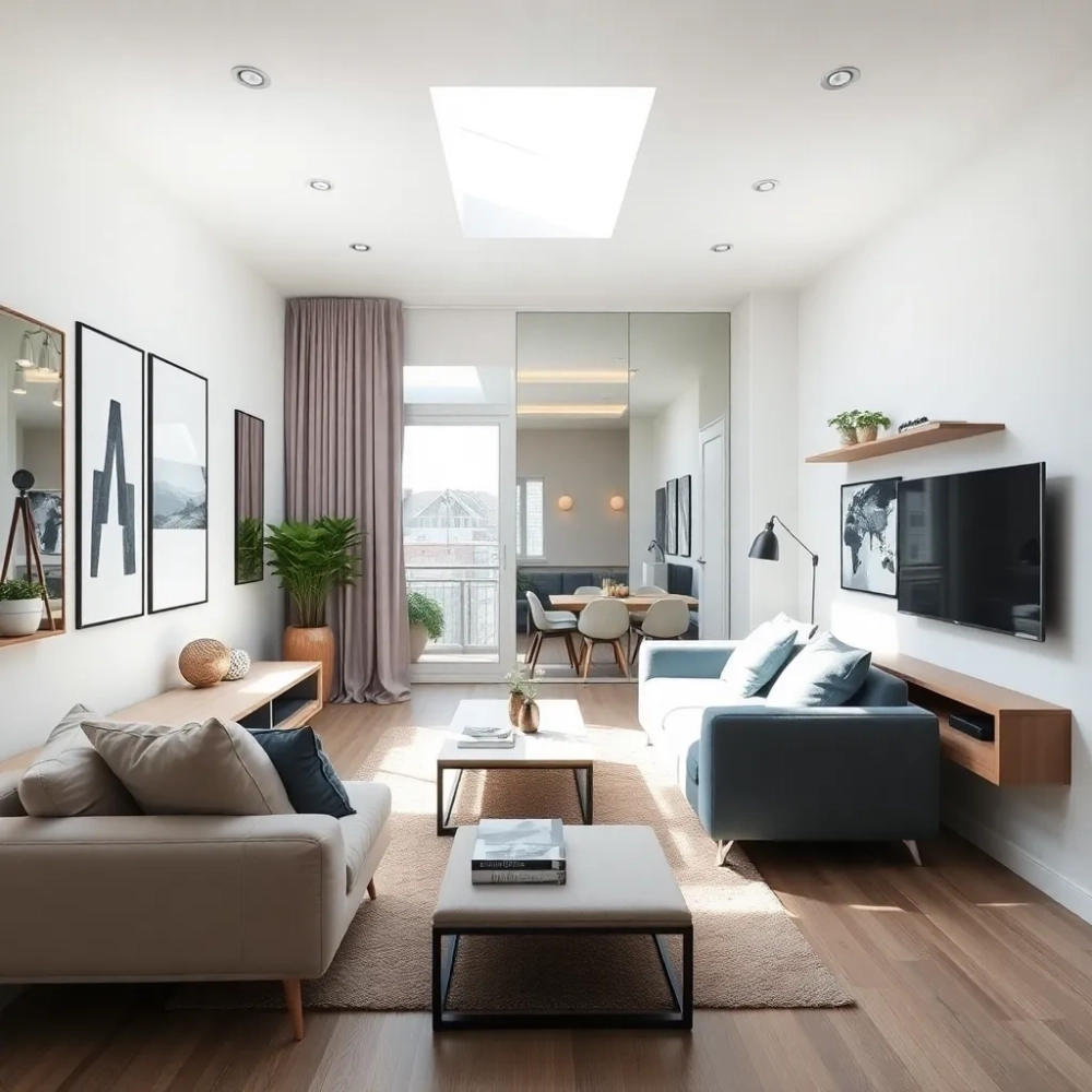 Jak urządzić pokój dzienny 18m2