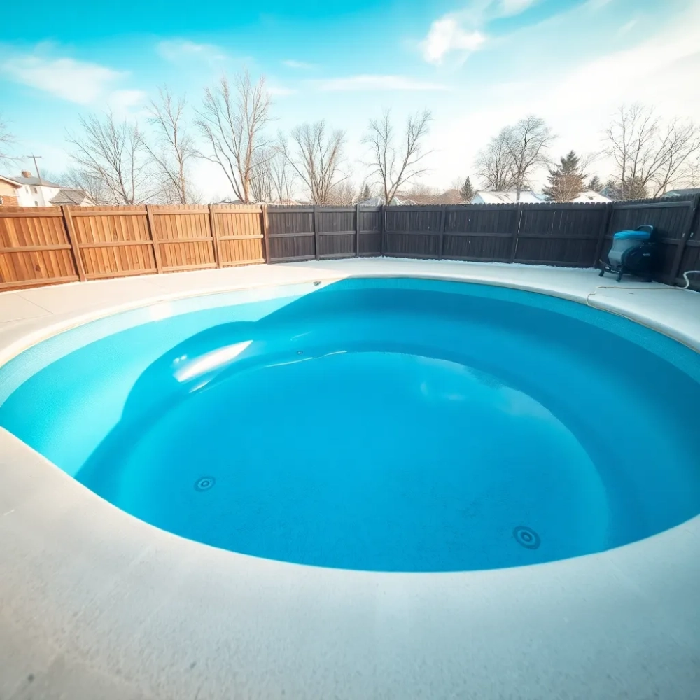 Jak wyczyścić basen na zimę