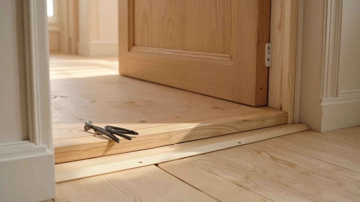 Jak zamontować próg w drzwiach wewnętrznych