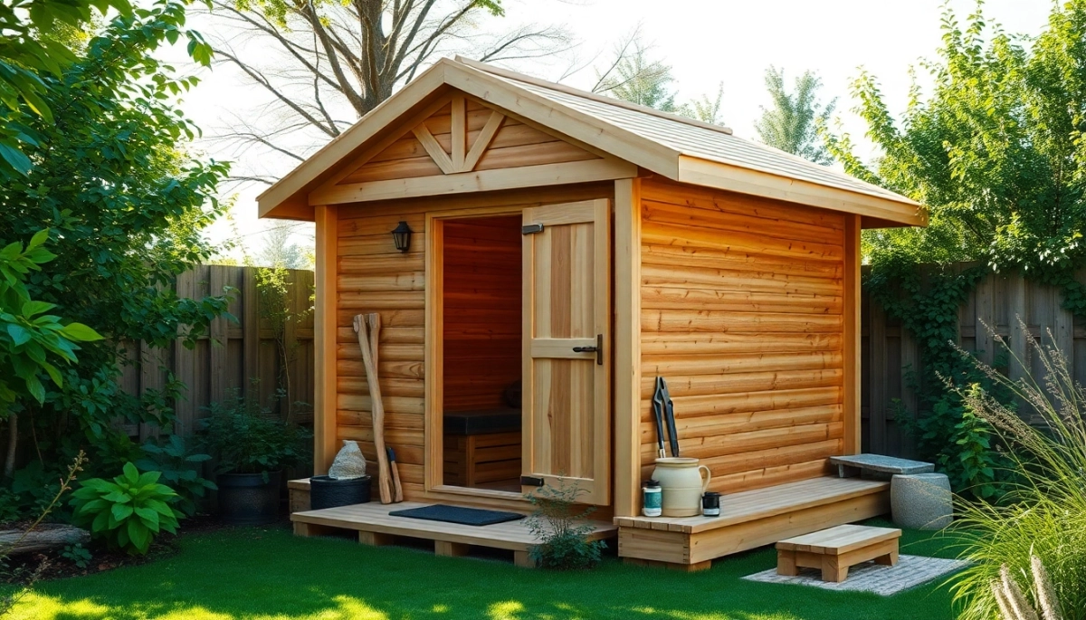 Jak zrobić saunę w ogrodzie