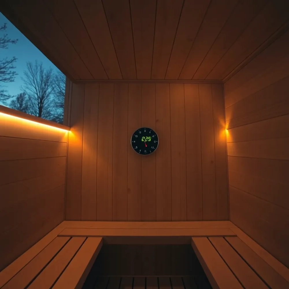 Jaka temperatura w saunie ogrodowej