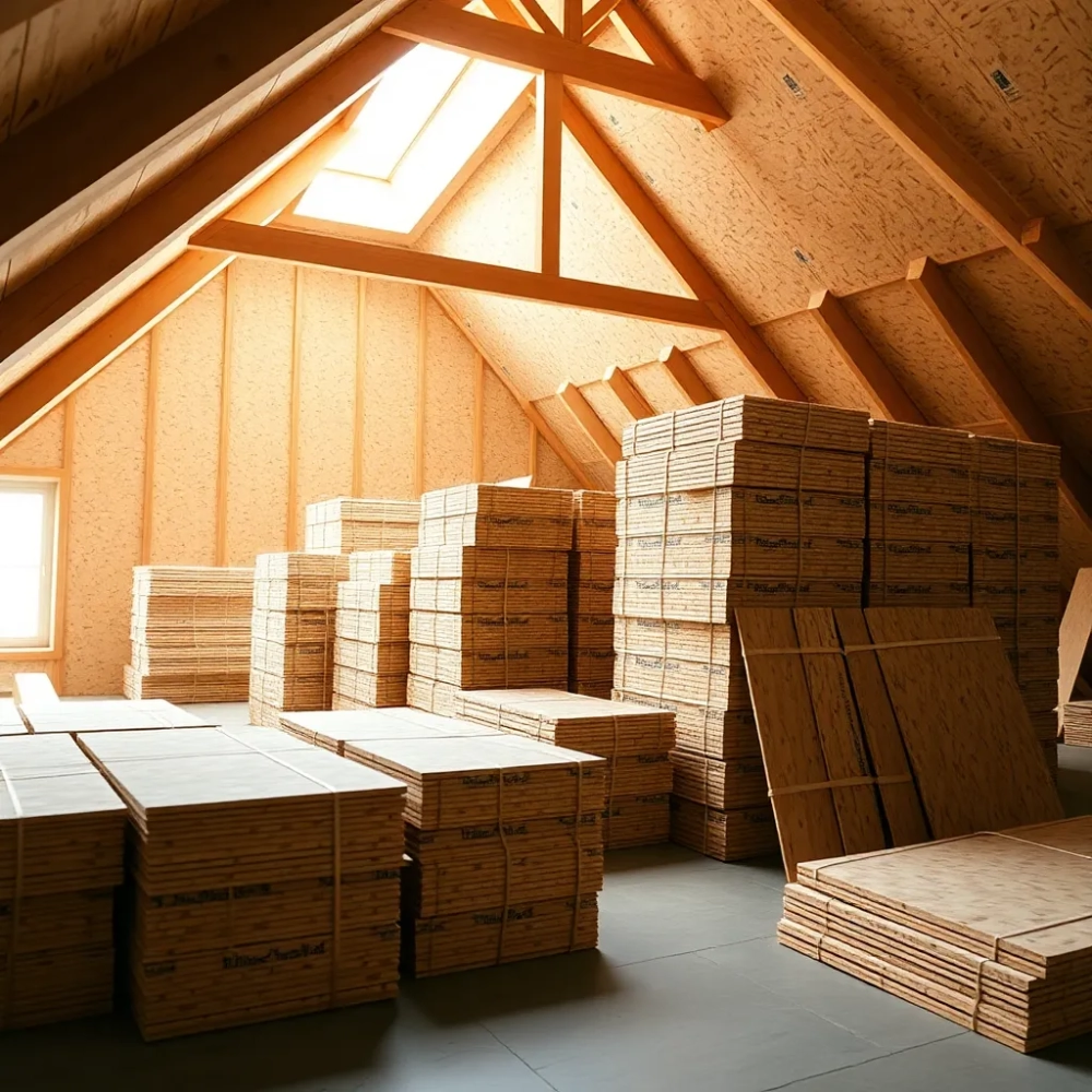 Jakie płyty na poddasze OSB