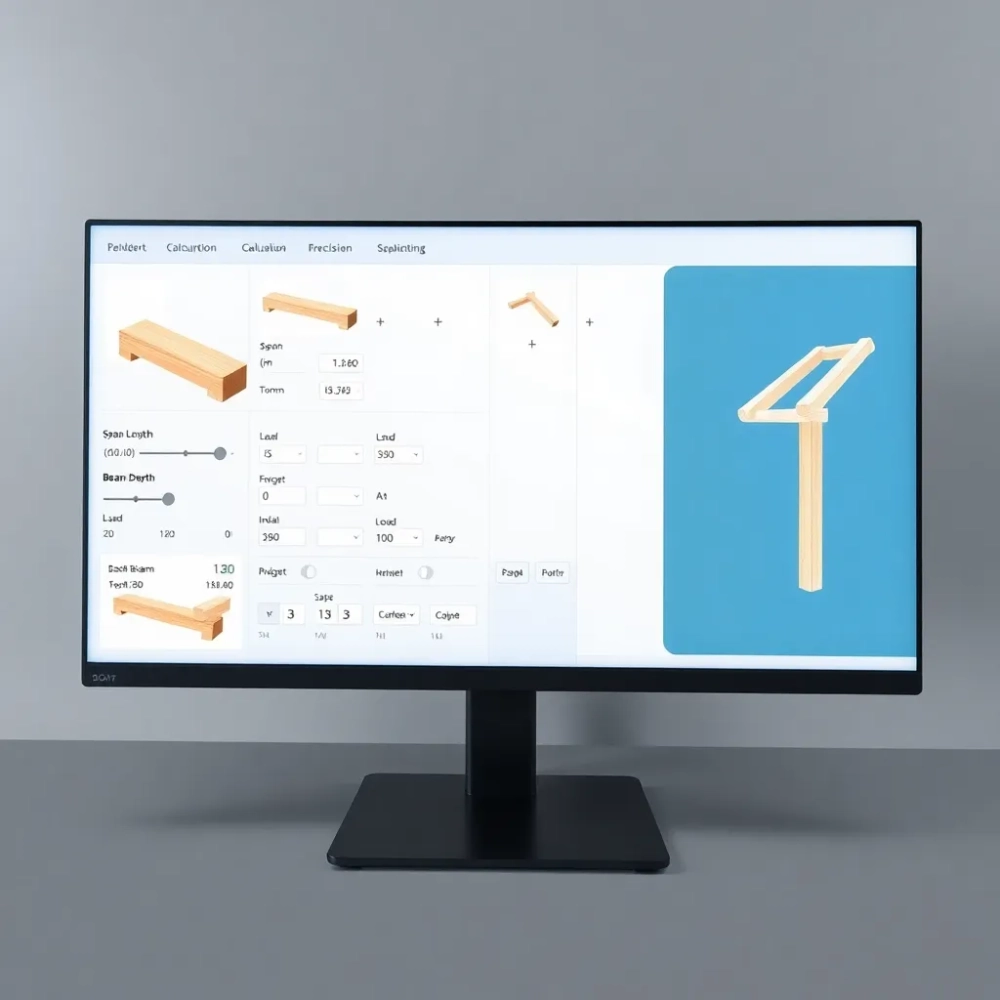 Kalkulator konstrukcji drewnianych online