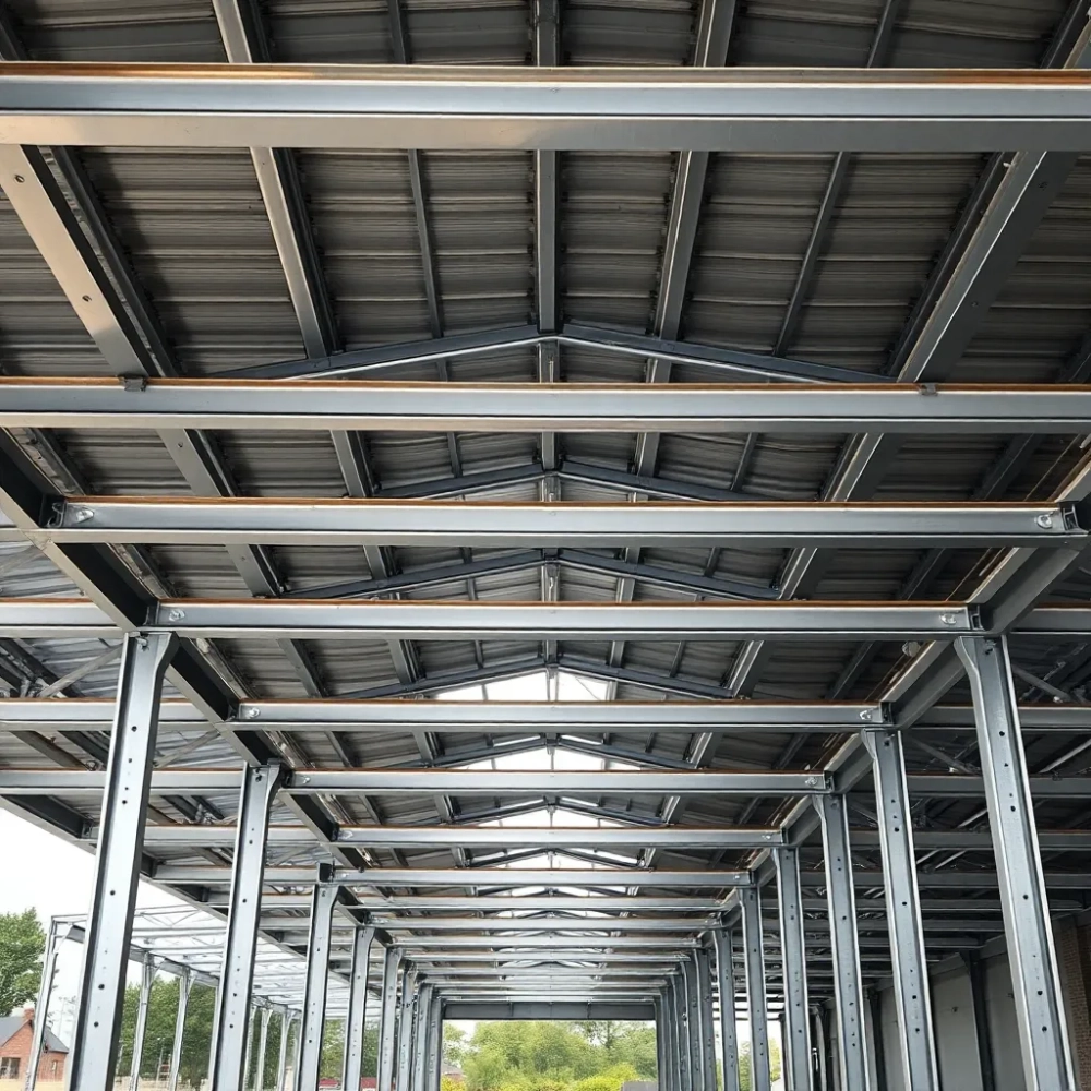 Konstrukcja garażu z profili