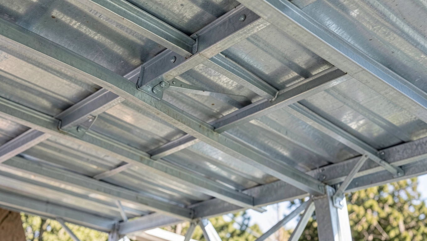 Konstrukcja na blachodachówkę