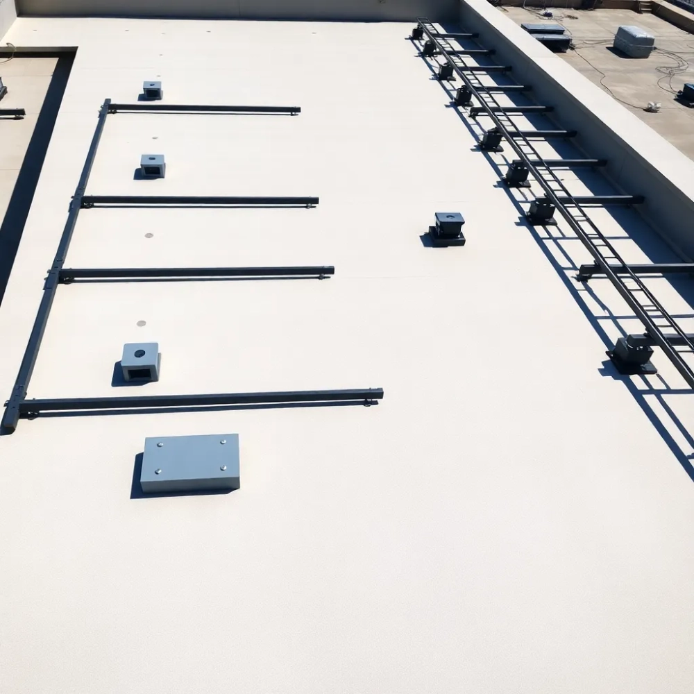 Konstrukcja pod panele fotowoltaiczne dach płaski cena