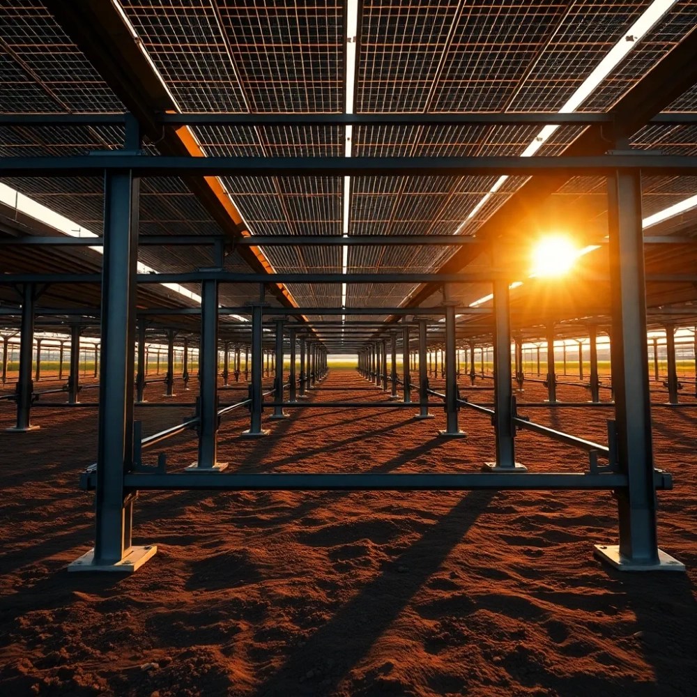 Konstrukcja pod panele fotowoltaiczne na gruncie wymiary