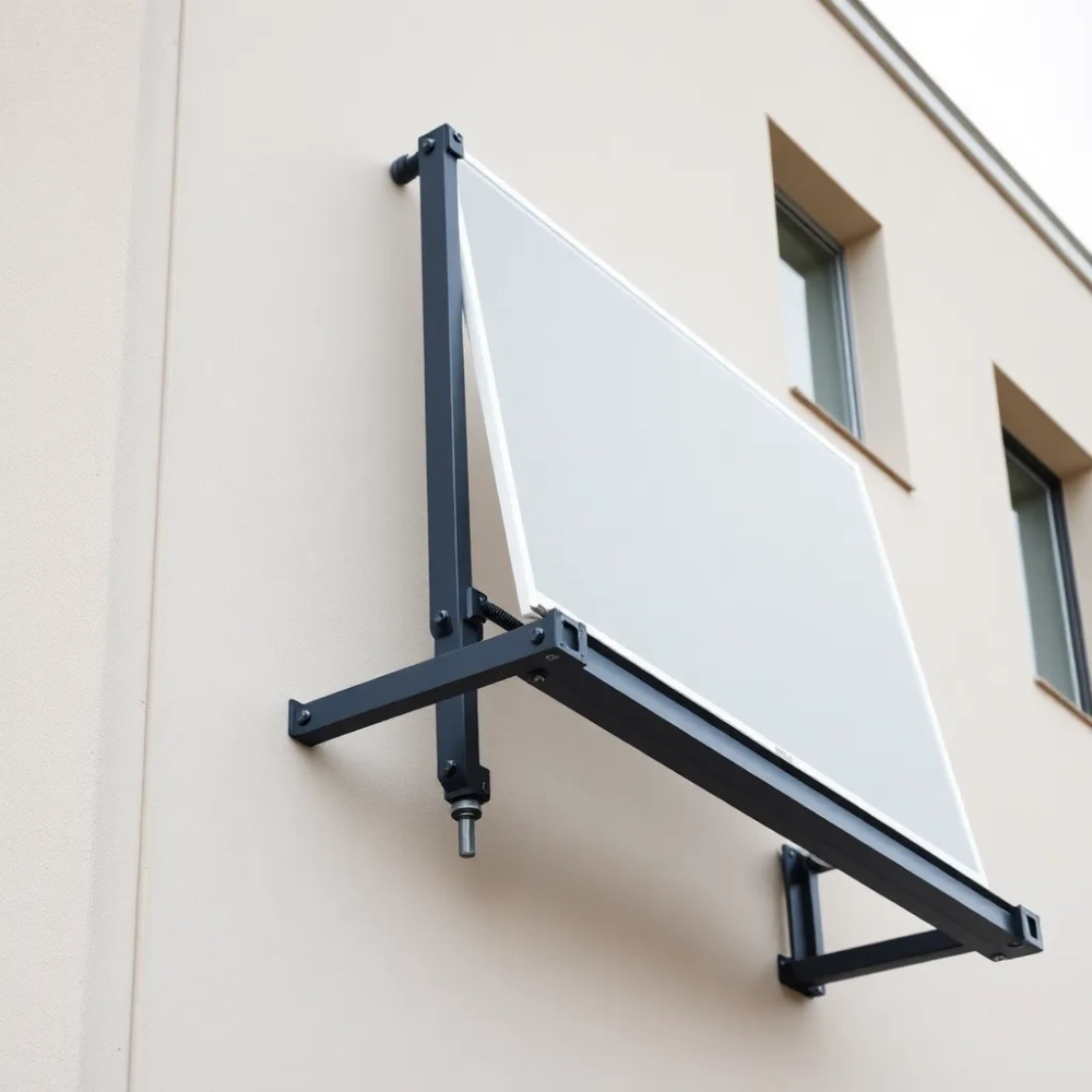 Konstrukcja pod panele fotowoltaiczne na ścianie