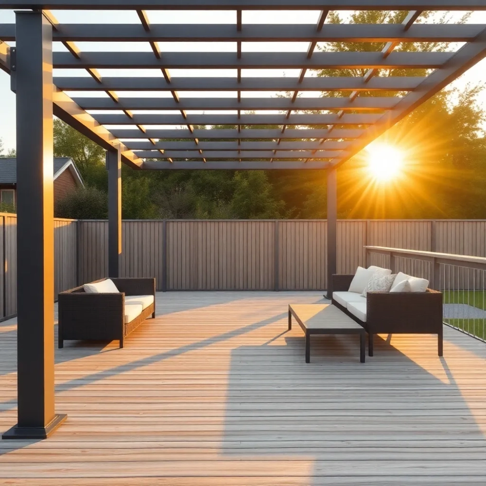 Konstrukcje aluminiowe na taras