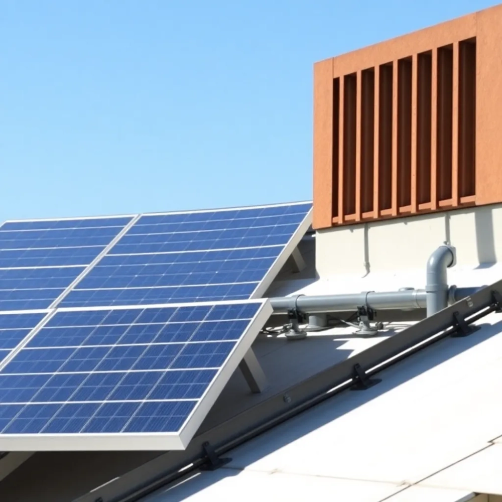 Konstrukcje fotowoltaiczne na dach płaski