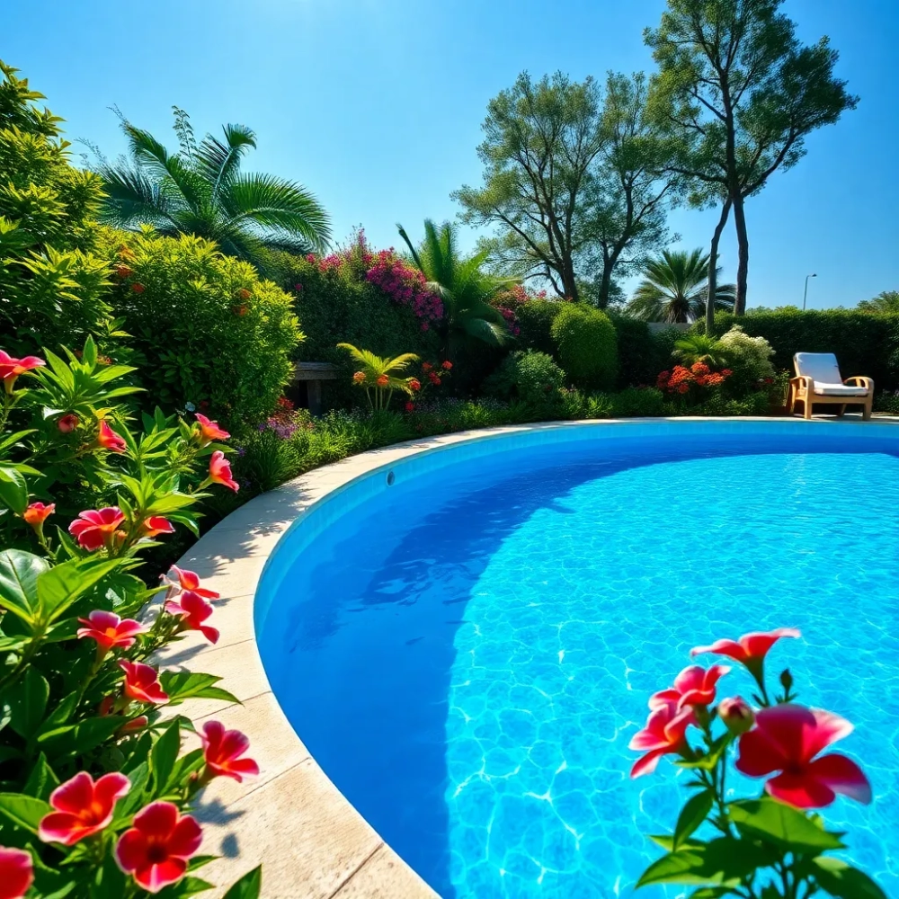 Koszt basenu w ogrodzie